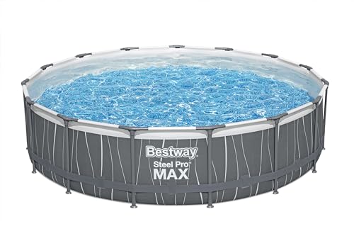 Bestway Steel Pro MAX 15′ Round Pool with LED Lights