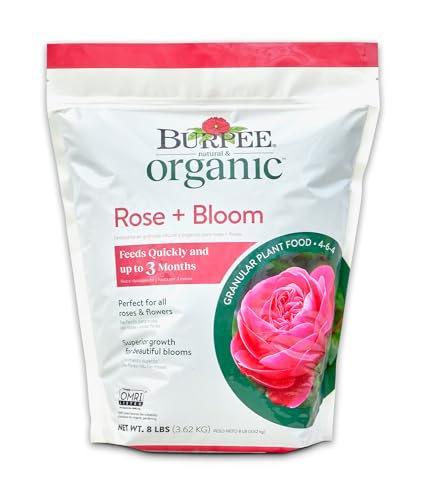 Burpee Organic Bloom Granular Food for Roses, 4 lb Bag