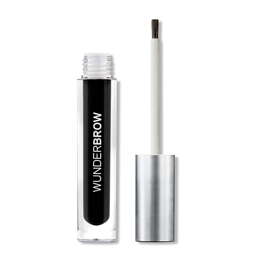 WUNDERBROW Waterproof Eyebrow Gel, Jet Black, Vegan-Friendly