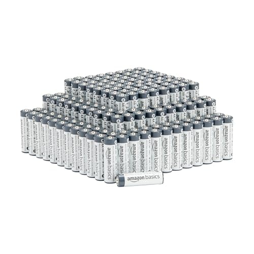 Amazon Basics 150-Pack AA Alkaline Batteries, 1.5V