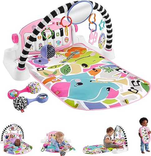 Fisher-Price Baby Musical Toy Set with Playmat and Rattles