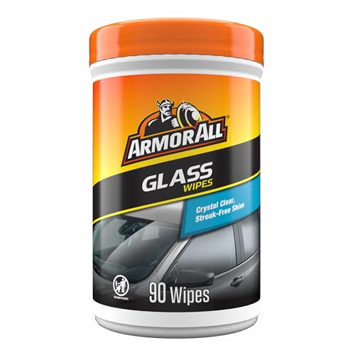 Armor All Car Glass Wipes, Auto Cleaner, 90 Count