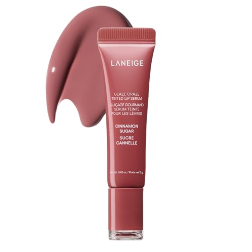 LANEIGE Tinted Lip Serum, Cinnamon Sugar: Glossy, Hydrating & Plumping
