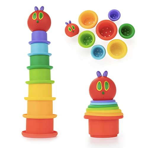Eric Carle Hungry Caterpillar Bath Stacking Cup Set Ages 18+ Months