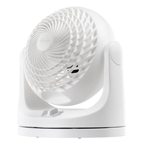 WOOZOO White Desk Fan: Oscillating, 3 Speeds, Quiet, Adjustable