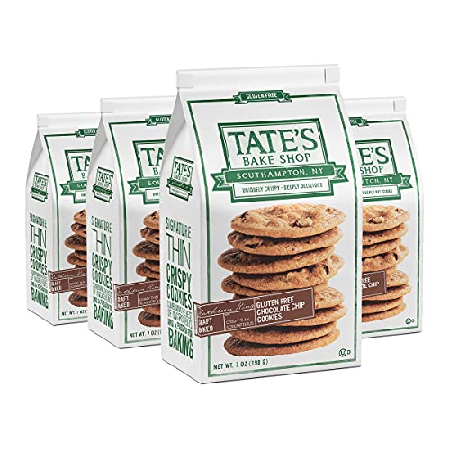 Tate’s Gluten Free Chocolate Chip Cookies, 4 Pack