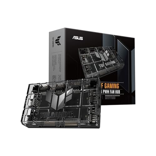 ASUS TUF Gaming ARGB PWM Fan Hub, Connects 6 Fans