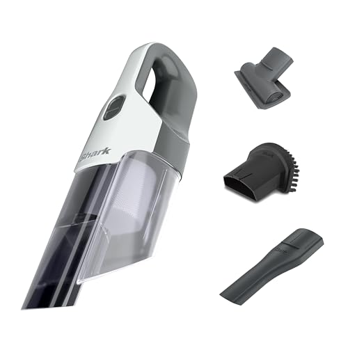 Shark Cyclone PET Handheld Vacuum with Tools, Pearl White