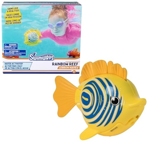 SwimWays Rainbow Reef Fish Pool Toy, Ages 5+