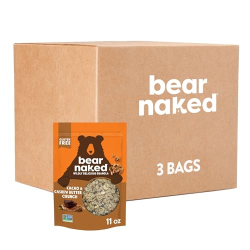 Bear Naked Cacao Cashew Butter Granola, 3 Bags