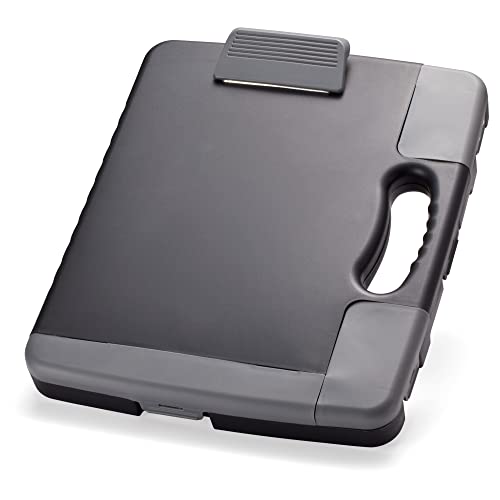 Officemate Portable A4 Clipboard Storage Case, Charcoal