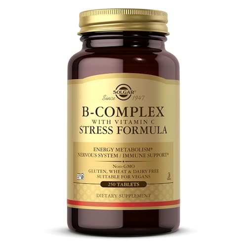 Solgar B-Complex, Vitamin C, 250 Tablets – Vegan, Gluten-Free