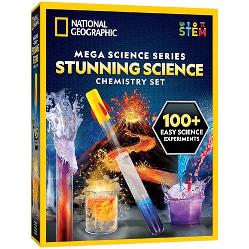 National Geographic Chemistry Kit: 100+ Experiments for Kids 8-12