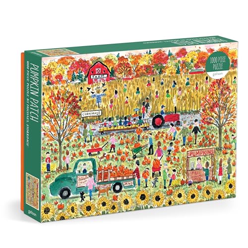 Galison 1000-Piece Pumpkin Patch Jigsaw Puzzle by Michael Storrings