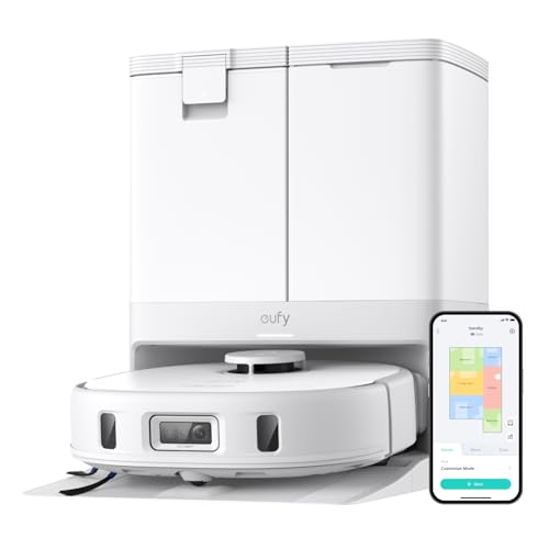 Eufy X10 Pro Robot Vacuum & Mop, 8000Pa, Self-Cleaning