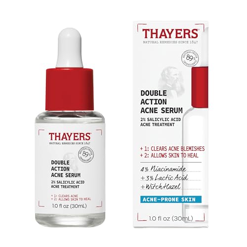 Thayers Acne Serum with Salicylic Acid & Niacinamide, 1 Fl Oz