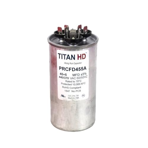 Titan HD 45+5MFD 440/370V Round Capacitor