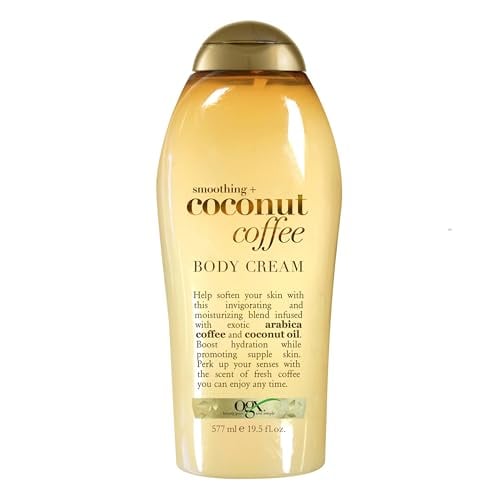 OGX Coconut Coffee Body Cream, 19.5 oz
