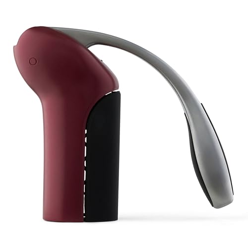 Rabbit Vertical Wine Opener with Foil Cutter, Stainless Steel