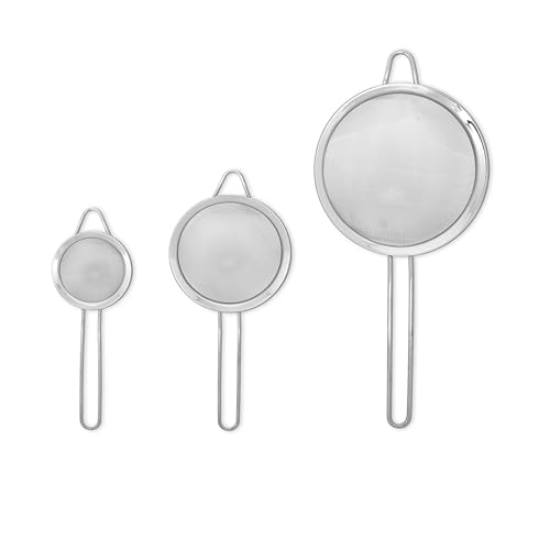 Farberware 3-Piece Strainer Set: Small, Medium, Large