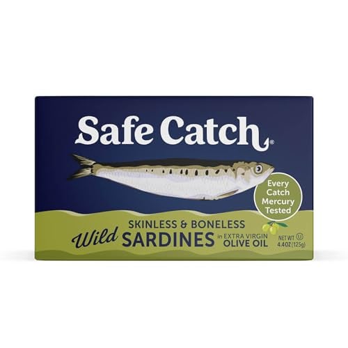 Safe Catch Skinless Boneless Sardines in Olive Oil, 12-Pack