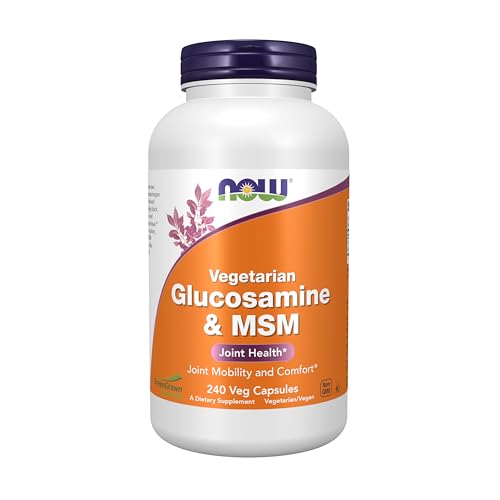 NOW Foods Vegetarian Glucosamine & MSM, 240 Capsules