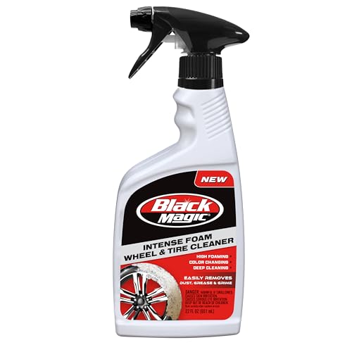 Black Magic 120228 Foam Wheel & Tire Cleaner, 22 Fl Oz