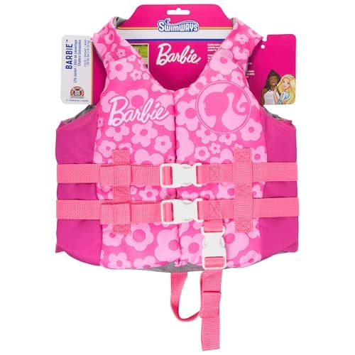 Barbie Swim Trainer Life Jacket, USCG Approved, 33-55 lbs