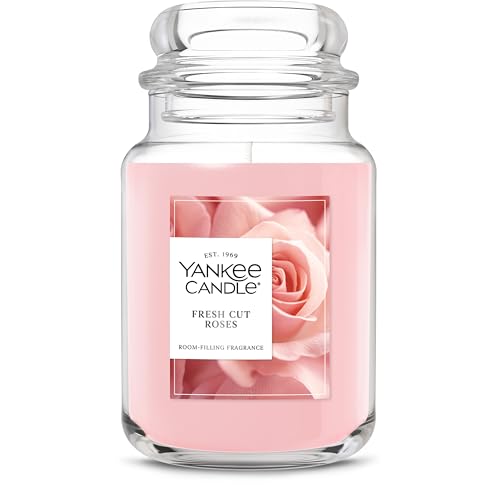 Yankee Candle 22 oz Fresh Cut Roses, 150-Hour Burn