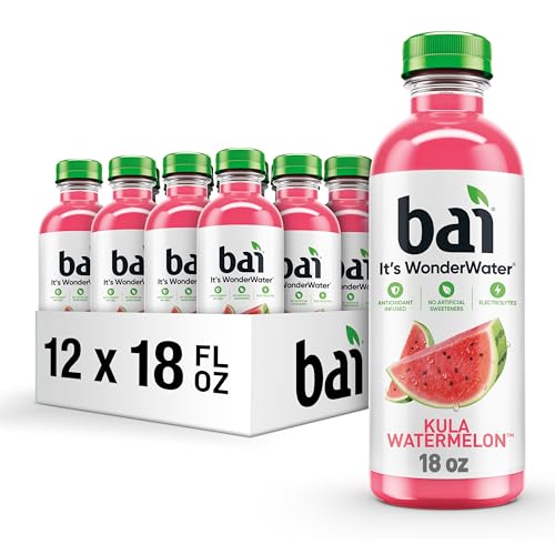 Bai Kula Watermelon Antioxidant Water, 18oz, 12 Pack
