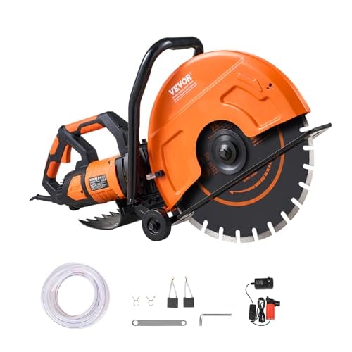 VEVOR 16″ Electric Concrete Saw, 3200W Motor, 6″ Depth