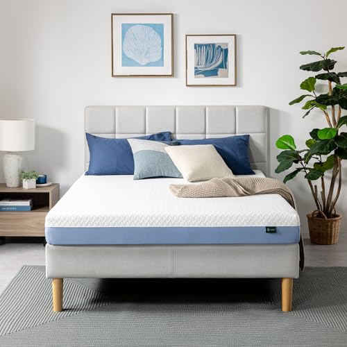 ZINUS 6″ Cooling Memory Foam Mattress, Full, Fiberglass-Free