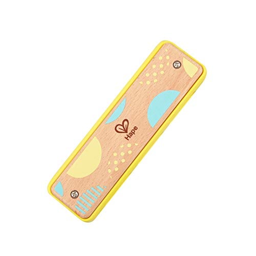Hape Yellow 10-Hole Harmonica for Kids (E8919)