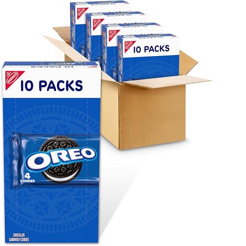 OREO Chocolate Cookies, 40 Snack Packs (4 Per Pack)