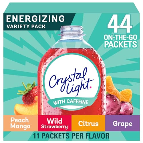 Crystal Light Energy Variety Pack, 44 On-the-Go Packets