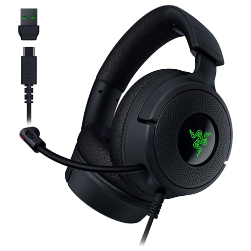 Razer Kraken V4 X Wired Gaming Headset: Chroma RGB, Versatile Compatibility