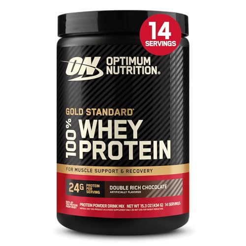 Optimum Nutrition Whey Protein, Double Rich Chocolate, 1 lb