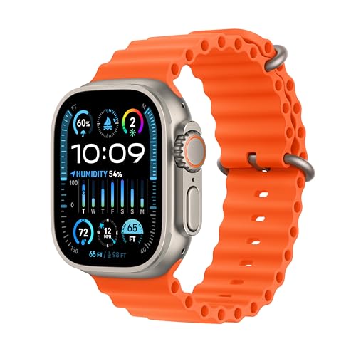 Apple Watch Ultra 2 GPS + Cellular, Titanium, Orange Band