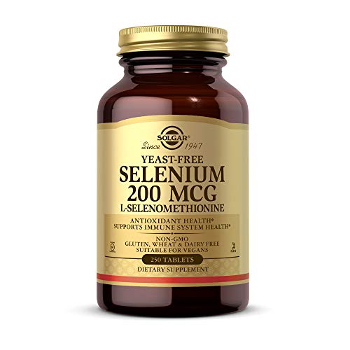 Solgar Selenium 200 mcg, 250 Tablets – Vegan, Non-GMO