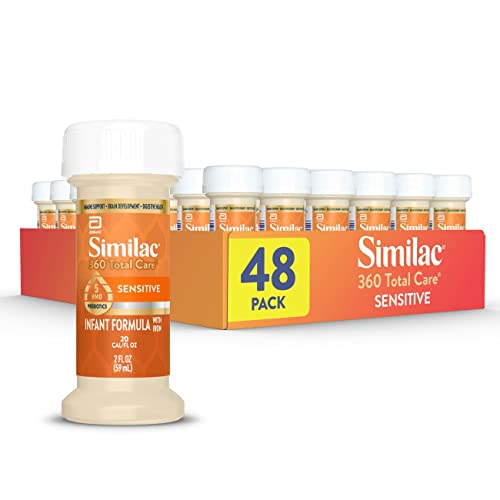 Similac 360 Sensitive Infant Formula, 5 HMO Prebiotics, 48 Pack
