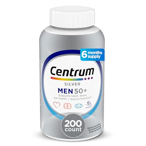 Centrum Silver Men 50+ Multivitamin, 200 Tablets