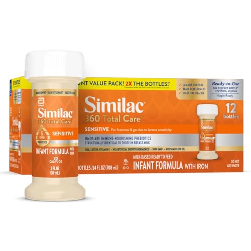 Similac Sensitive Infant Formula, Ready to Feed, 12-Pack