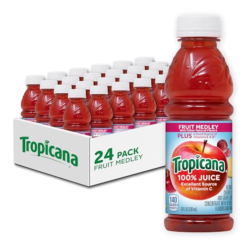 Tropicana 100% Fruit Medley Juice, 10oz, 24 Pack