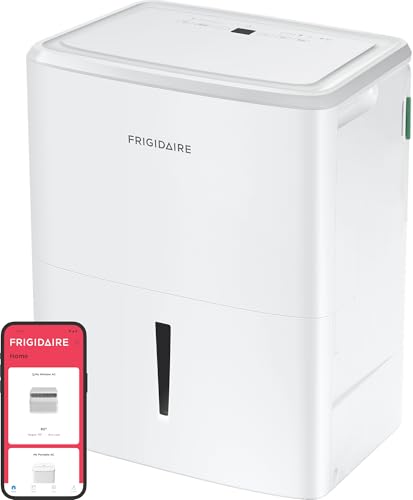 Frigidaire 50-Pint Wi-Fi Dehumidifier, Energy Star, Auto Shut Off