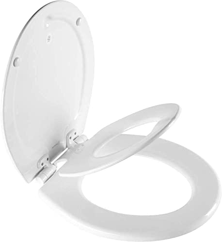 Mayfair NextStep2 Round Toddler Toilet Seat, Slow Close, White