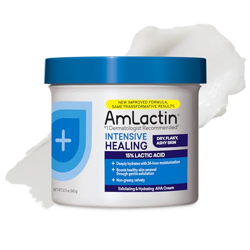 AmLactin Intensive Healing Cream, 12 oz, 15% Lactic Acid