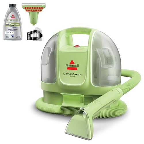 Bissell Little Green Portable Carpet Cleaner with Tools, Tea Green
