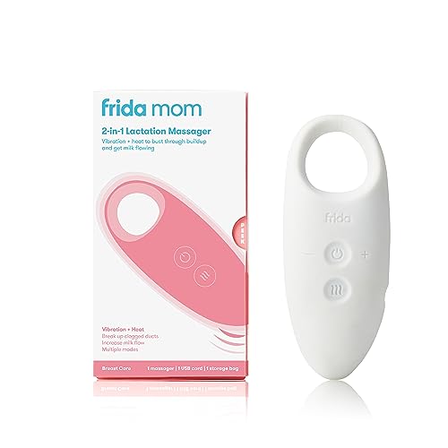 Frida Mom 2-in-1 Lactation Massager with Heat & Vibration