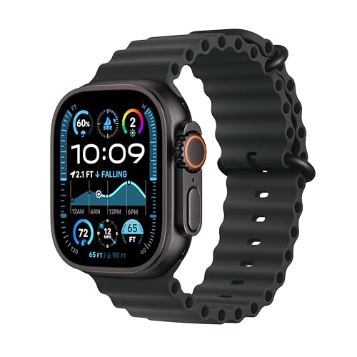 Apple Watch Ultra 2: GPS, Cellular, Black Titanium, Fitness Tracker