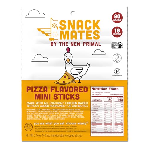 The New Primal Chicken Pizza Sticks, Paleo, Gluten-Free, 5-Pack